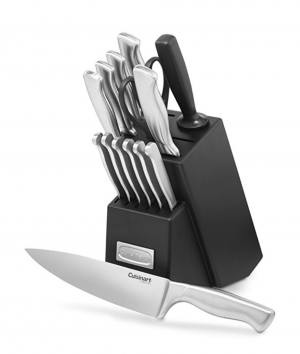 Cuisinart C77SS-15PK 15-Piece Stainless Steel Hollow Handle Block Set