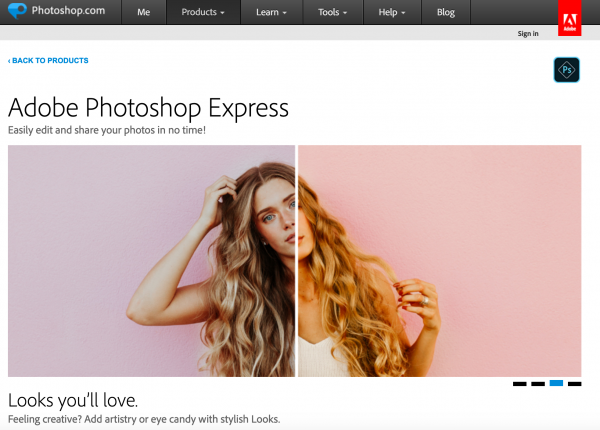 adobe photoshp express