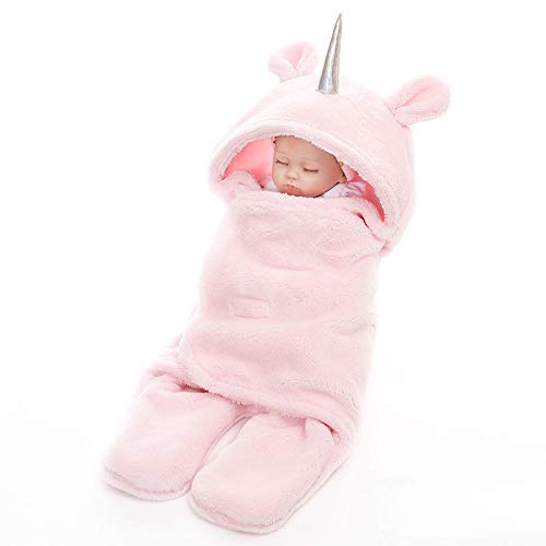 Baby Hooded Unicorn Pajamas Swaddle Sleeping Bag ThatSweetGift