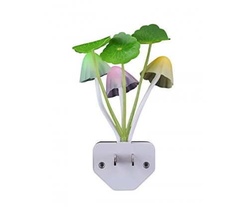 Color Changing Plug-in LED Mushroom Bed Lamp