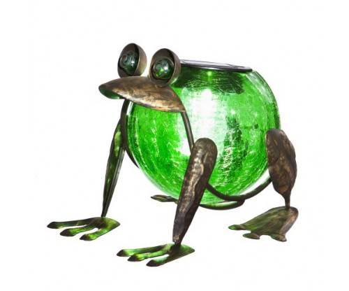 Evergreen Garden – Solar Frog Lantern