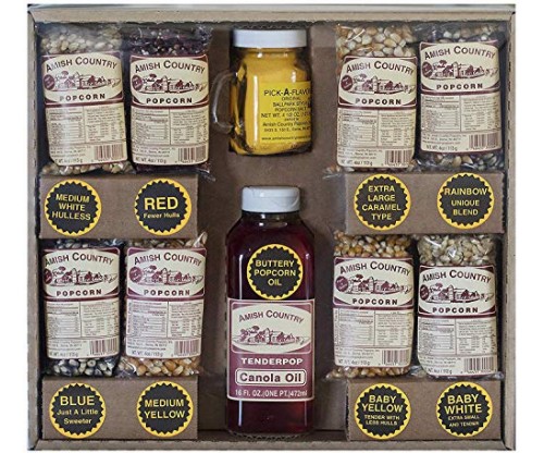 Amish Country Popcorn – 4 Ounce Variety Gift Set