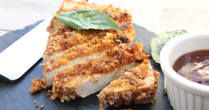 Crispy Breaded Tofu Steaks