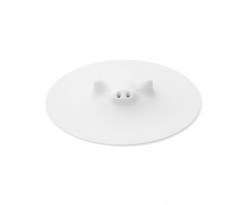 Pig Cooking Lid in White