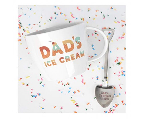 Josephine on Caffeine – Dad’s Ice Cream Bowl and Shovel