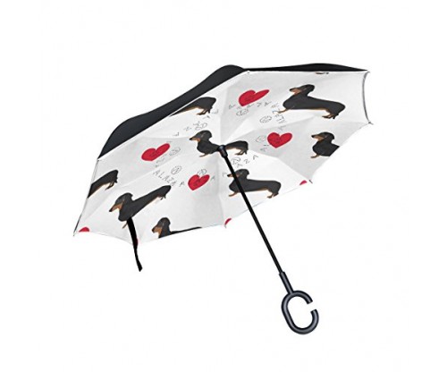 Inverted Umbrella – Dachshund Cute Design