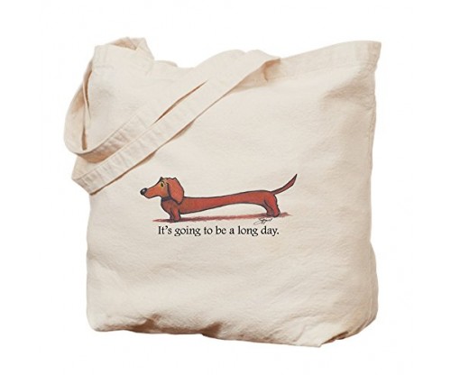 CafePress Long Day Dachshund Tote Bag