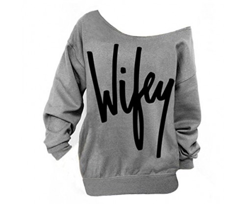 Begonia.K Wifey Slouchy Off the Shoulder Shirt