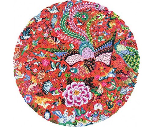 Hartmaze Wooden Jigsaw Puzzles-Hundred Birds Paying Homage to The Phoenix