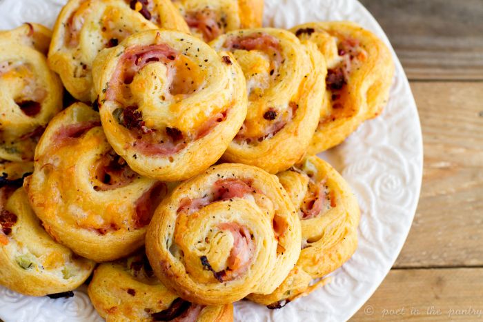 Ham and Cheese Pinwheels