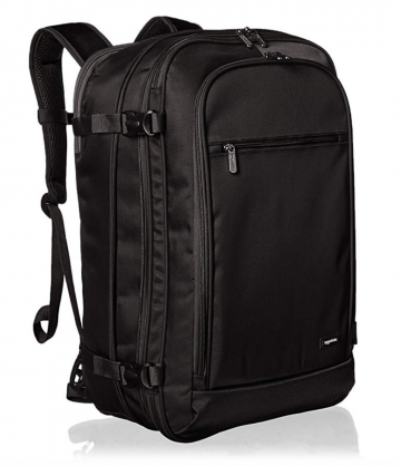 AmazonBasics Carry-On Travel Backpack, Black by AmazonBasics