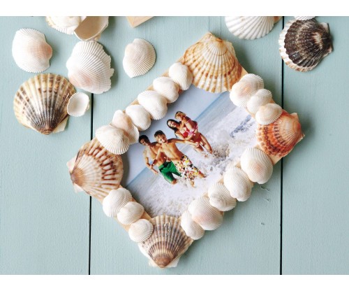 How to Make a Seashell Picture Frame: Tutorial