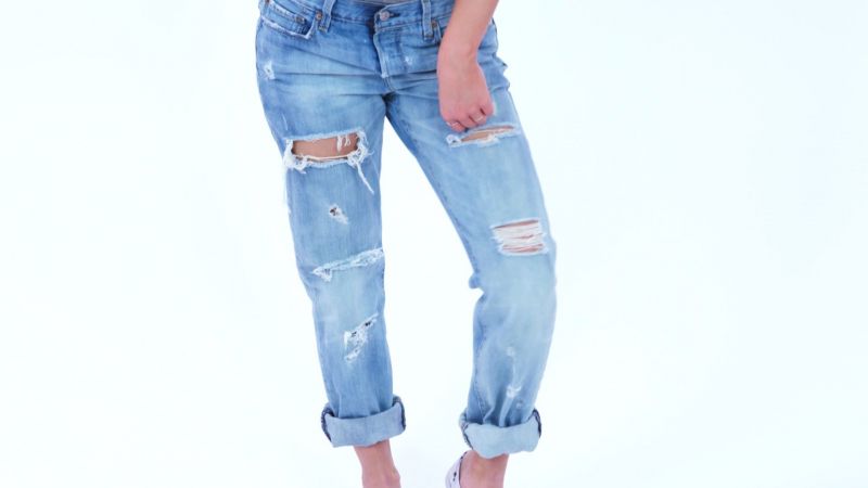 distress jeans tutorial