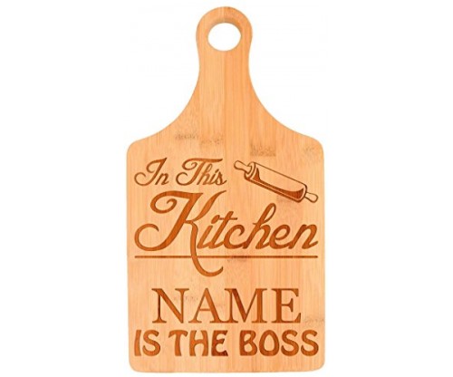 ‘In the Kitchen I’m the Boss’ Cutting Board