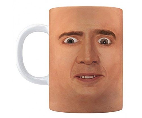 Creepy Cage Face Coffee Mug