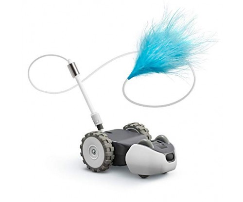 Petronics Mousr Interactive Robotic cat Toy | Plays Automatically or by Smartphone Control