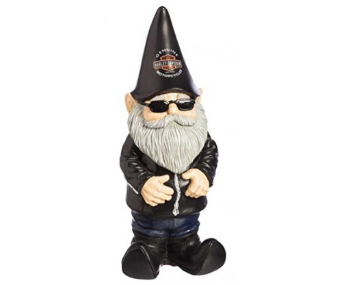 Harley-Davidson Biker Themed Garden Gnome