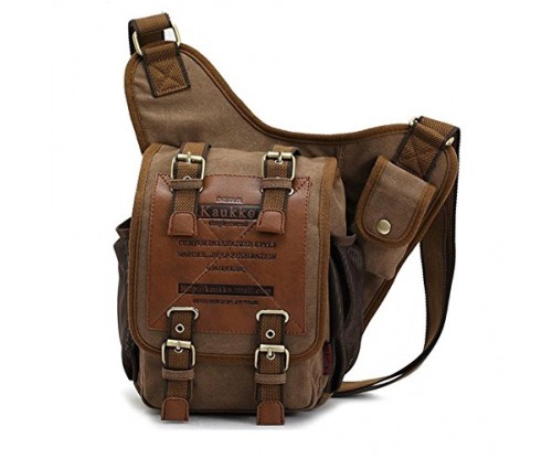 Men’s Vintage Military Messenger Bag