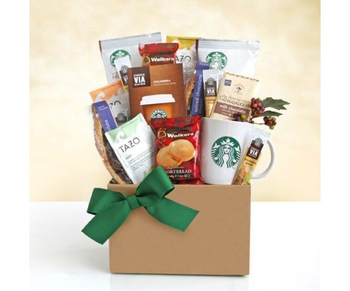 Starbucks® Coffee, Espresso Beans & Straight Tumbler Gift Set