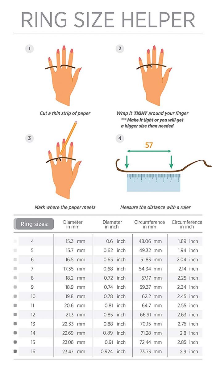 Ring Sizes For Women How To Choose The Perfect Size Thatsweett