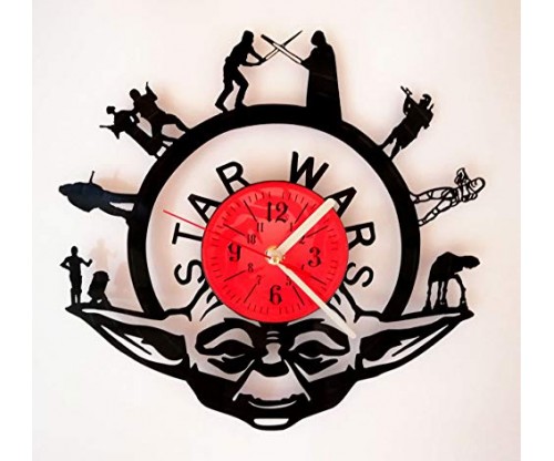 Star Wars Yoda Wall Clock – Handmade From a Vinyl Record