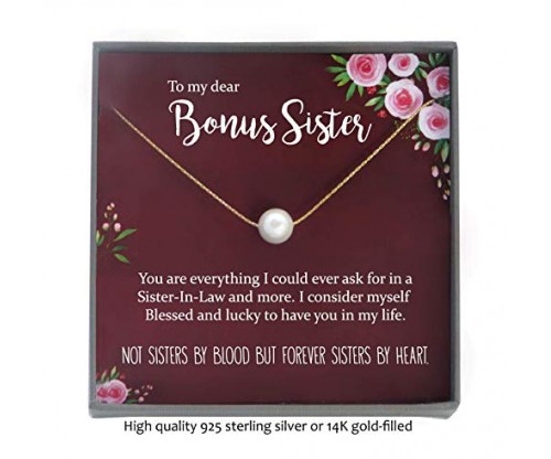 Bonus Sister – Single Pearl Necklace