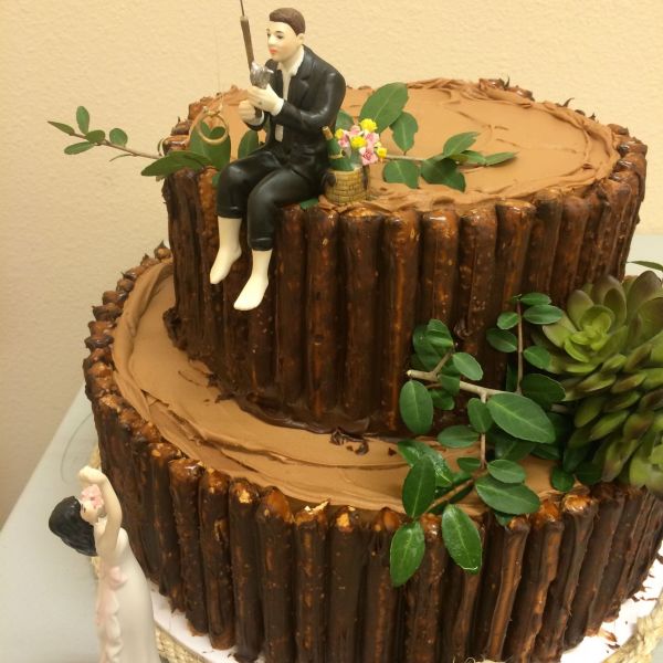 Fishing" groom's cake