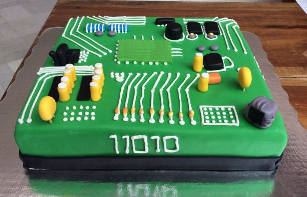 Motherboard Cake