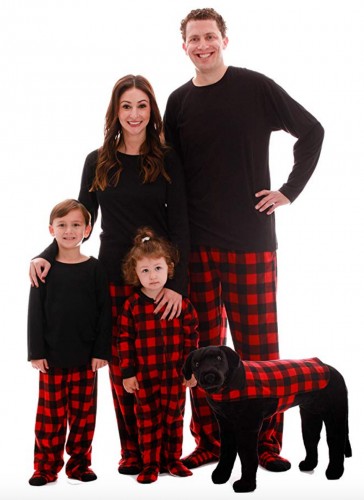 #followme Matching Buffalo Plaid Pajamas for Family