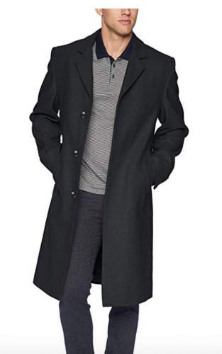 London Fog Men's Signature Wool Blend Top Coat