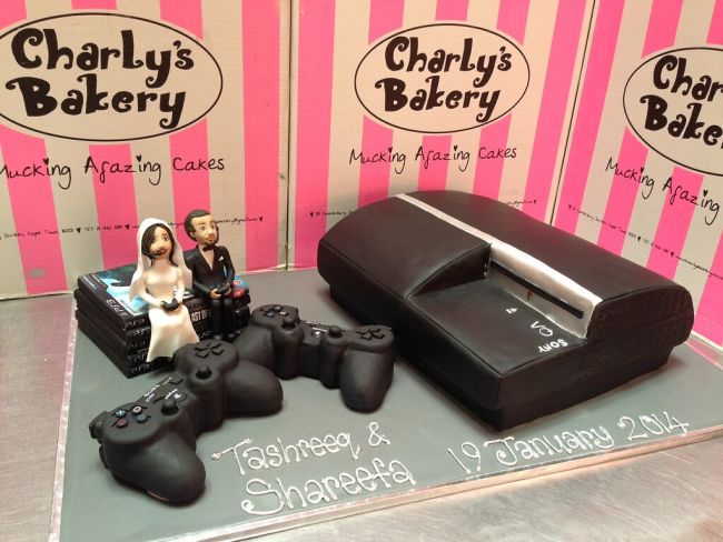 Video Game Console Cake