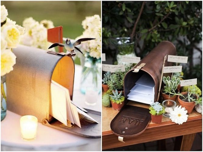 Wedding card box mailbox