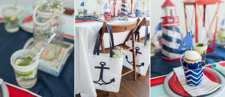 nautical gender reveal parthy