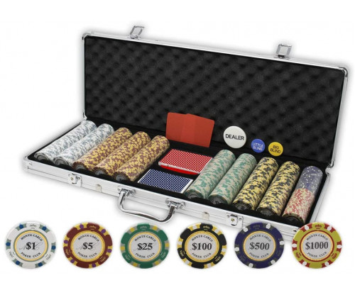 DA VINCI Monte Carlo Poker Set – 500 Pieces