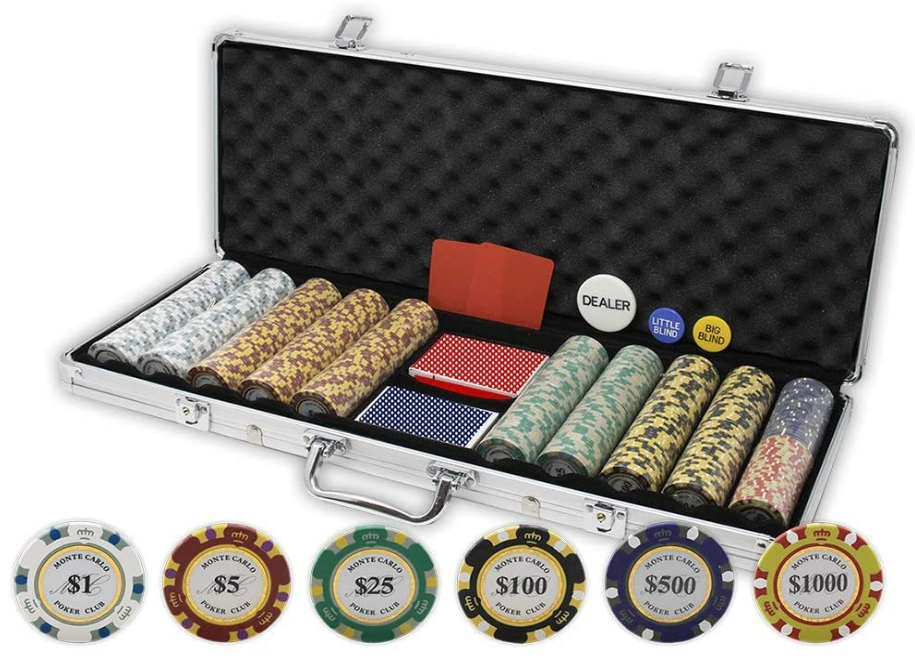 DA VINCI Monte Carlo Poker Set 500 Pieces ThatSweetGift