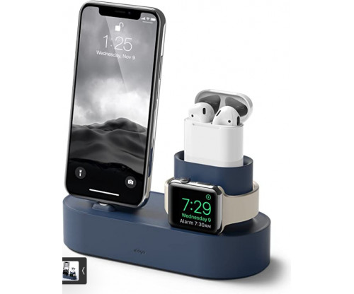 Elago 3 in 1 Apple Charging Station Compatible with Apple Watch Series