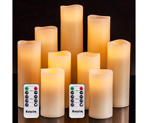 HANZIM Flameless Candles | Battery Operated Candles