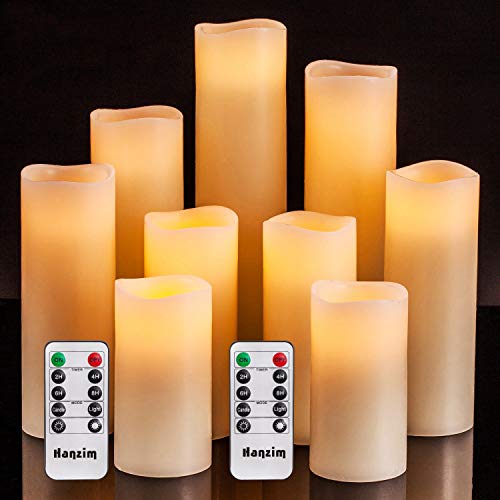 HANZIM Flameless Candles - Battery Operated Candles | ThatSweetGift