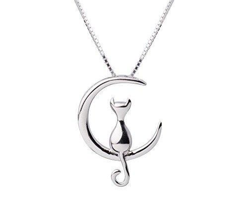 Cat Moon Necklace