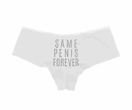 Same Pen is Forever – Silver Glitter Cheeky Panty