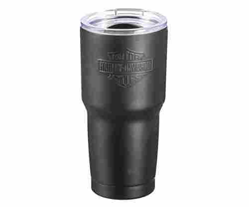 Harley-Davidson Embossed B&S Stainless Steel Travel Cup