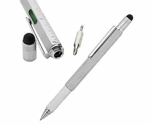 5 in 1 Engineer Ballpoint with Stylus in Tin Box