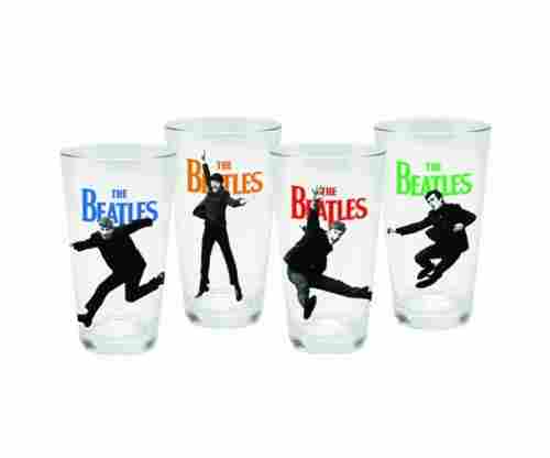 Vandor 54162 The Beatles 4 Piece Glass Set