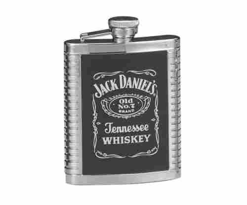 Jack Daniels Ribbed Flask
