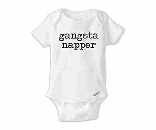 Juju Apparel Gangsta Napper Baby Bodysuit