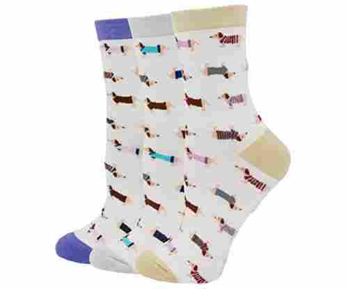 Pomlia Women’s Haute Dachshund Socks