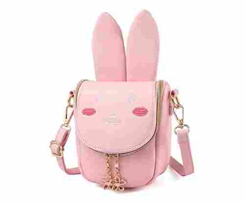 Pinky Family Super Cute Purse With Bunny Ears