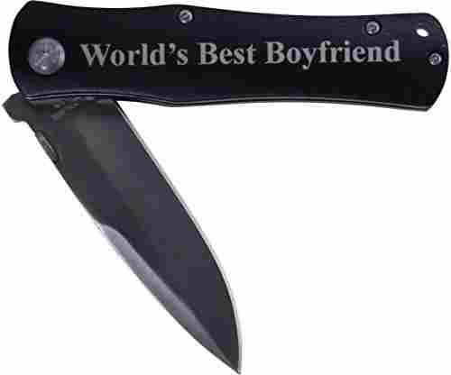 World’s Best Boyfriend Folding Pocket Knife