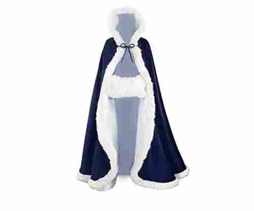 Beautelicate Wedding Cape and Hooded Cloak For Bride