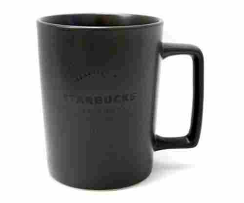 Starbucks Seattle Matte Charcoal Black Handle Coffee Cup